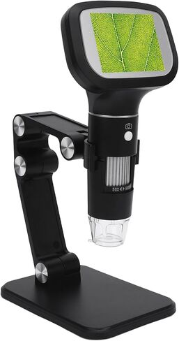 Dioche Portable Microscope Handheld Digital Microscope with IPS Screen 1600X Magnification for Kids Adults Students Professionals USB Rechargeable 700mAH Battery ABS Material in Saudi Arabia