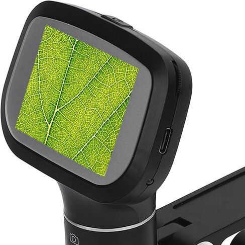 Dioche Portable Microscope Handheld Digital Microscope with IPS Screen 1600X Magnification for Kids Adults Students Professionals USB Rechargeable 700mAH Battery ABS Material in Saudi Arabia