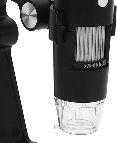 Dioche Portable Microscope Handheld Digital Microscope with IPS Screen 1600X Magnification for Kids Adults Students Professionals USB Rechargeable 700mAH Battery ABS Material in Saudi Arabia