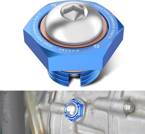 Oil Pan Drain Valve Bolt for Reducer Compatible with Yamaha Raptor 700R 2011-2024, Grizzly 350 2007-2014, Wolverine 450 2006-2010, See Fitments in Saudi Arabia