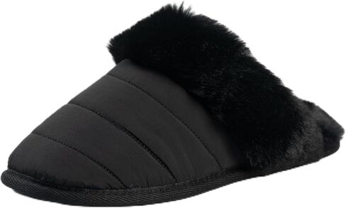 Women's Fuzzy House Slippers with Memory Foam Warm Plush Slipper for Indoor in Kuwait
