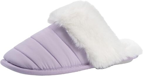 Women's Fuzzy House Slippers with Memory Foam Warm Plush Slipper for Indoor in Kuwait