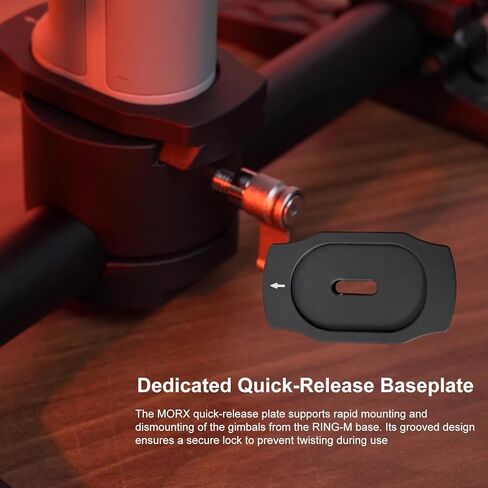 قبضة حلقة مثبتة محمولة من EBTOOLS لـ rs3mini rs4mini، دعامة حلقات مقود مزدوجة للجيمبال، مقابض مضادة للانزلاق، أرجل دعم سريعة، لوحة قاعدة سريعة التحرير، مضادة للالتواء in Kuwait