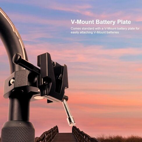 قبضة حلقة مثبتة محمولة من EBTOOLS لـ rs3mini rs4mini، دعامة حلقات مقود مزدوجة للجيمبال، مقابض مضادة للانزلاق، أرجل دعم سريعة، لوحة قاعدة سريعة التحرير، مضادة للالتواء in Kuwait