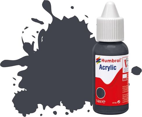 Humbrol Acrylic Paint - DB0023 No 23 Duck Egg Blue - Matt (14 ml) in Kuwait