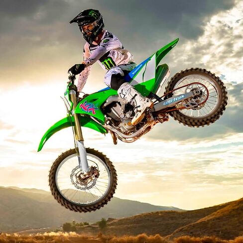 Polisport Motocross (MX) مجموعة البلاستيك المتماثلة لـ Kawasaki KX 250F (2017-20)-جودة OEM ، متينة ، مرنة ومثالية-أسود in Saudi Arabia