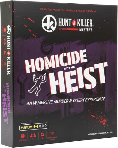 Hunt A Killer: Killer Next Door, Fun Family Games and Adult Games for Game Night, Card Game Includes 20+ Minutes of Fast-Paced Gameplay and Engaging Social Deduction, Appropriate for Ages 10 and Up in Kuwait