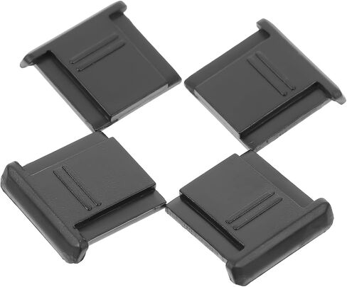 4pcs Plastic Hot Shoe Cover Protector Caps for DSLR Cameras, Lightweight Hot Shoe Mount Caps for Photography Accessories and Camera Flash Protection in Saudi Arabia