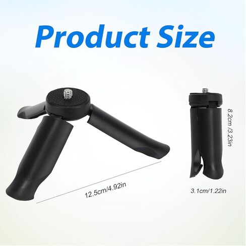 حامل ثلاثي صغير لكاميرا DJI Osmo Pocket 3 & 2، حامل ثلاثي محمول لسطح المكتب، عصا سيلفي، ملحقات معدات التصوير المختلفة (أسود) in Saudi Arabia