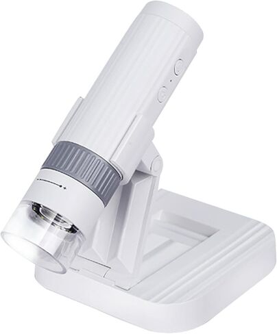 Andoer Wireless Digital Microscope 50X-1000X Handheld 1080P Portable Microscope with Adjustable Stand (White) in Saudi Arabia