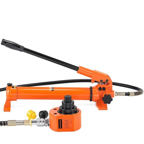 Bonvoisin Hydraulic RAM Jack 30T منخفضة Porta Port Cylinder Multi-Section 2.13 "اسطوانة رفع السكتة الدماغية لبناء جسر بناء السفن الآلي in Saudi Arabia