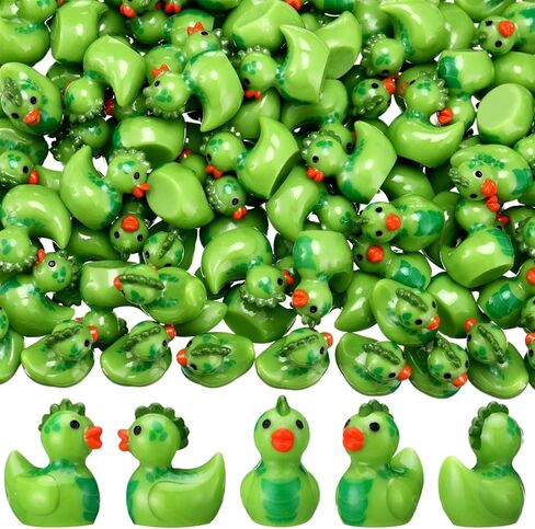 Realspring 50 Pcs Mini Resin Sloth Ducks Bulk Mini Resin Animals Figurines Cute Tiny Sloth Duckies for Miniature Characters Garden Micro Landscape Aquarium DIY Craft Dollhouse Ornament in Saudi Arabia