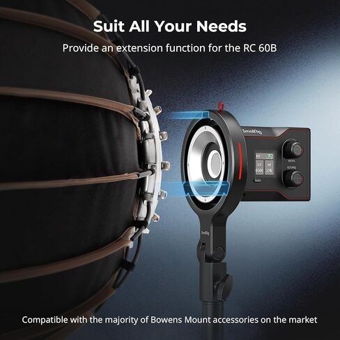 Bundle: SmallRig RC 60C RGB COB 4808 and Bowens Mount Adapter 4476 and in Saudi Arabia
