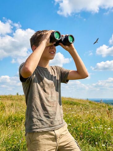 4X30 Binoculars for Teens Youth Binoculars Valentines Day Gifts for Bird Watching Educational Insights Camping Science Detective in Saudi Arabia