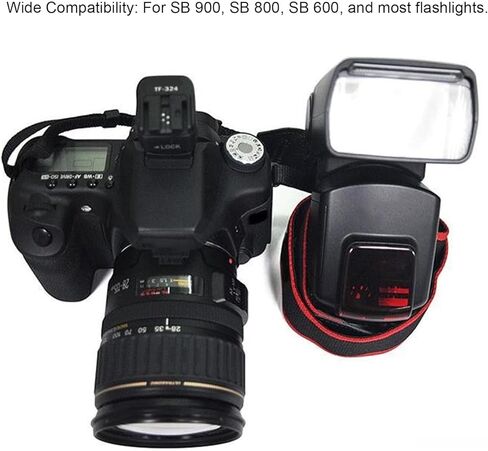 محول Acouto Stable Flash Hot Shoe مع منفذ مزامنة الكمبيوتر لسهولة الاستخدام والتوافق الواسع مع SB900 SB27 SB80DX SB50DX in Saudi Arabia