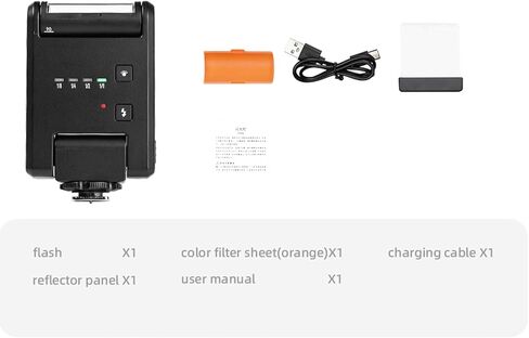 Tyenaza YN6 Mini Standard Hot Shoe Flash 4 Output Levels 105° Rotation Portable Design 5600K Color Temperature Separation Highlight Effect (Black) in Saudi Arabia