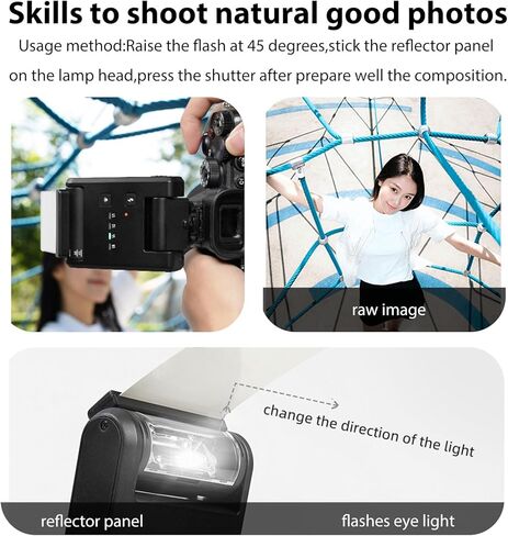 Tyenaza YN6 Mini Standard Hot Shoe Flash 4 Output Levels 105° Rotation Portable Design 5600K Color Temperature Separation Highlight Effect (Black) in Saudi Arabia