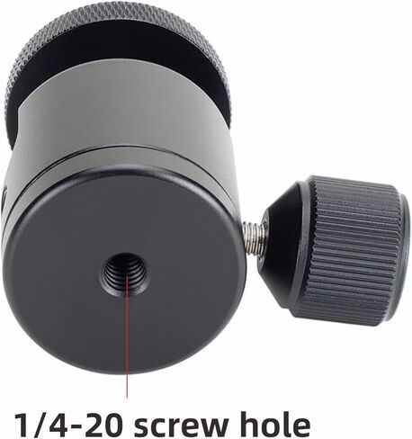 Professional Mini Ball Head Mount, Black and Red All-Metal Compact Tripod Head for Cameras, Mobile Phones, Live Streaming Photography in Saudi Arabia