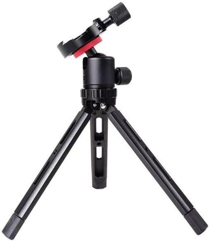 Professional Mini Ball Head Mount, Black and Red All-Metal Compact Tripod Head for Cameras, Mobile Phones, Live Streaming Photography in Saudi Arabia