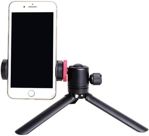 Professional Mini Ball Head Mount, Black and Red All-Metal Compact Tripod Head for Cameras, Mobile Phones, Live Streaming Photography in Saudi Arabia