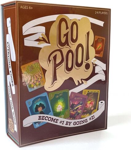 منزل الورق: اذهب براز! The Game - Lugh Out Out Funny Card Collection Game و Family Game Night و Plainious Evalet Whip و ComeNs Kids Agge 6+ و 2-6 Player in Saudi Arabia