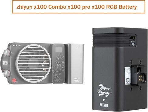 ZHIYUN X100 Grip Battery 22.2V 15600mAh Battery for Zhi Yun X100 Combo X100 Pro X100 RGB LED Video Light X100 Combo X100 Pro x100 RGB Pro in Saudi Arabia