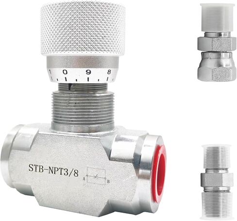 3/4 "تحكم في تدفق التدفق الهيدروليكي الجديد في اتجاهين مع محول أنابيب الخيط الذكور 2 من أجهزة الكمبيوتر الشخصي 3/4" in Kuwait