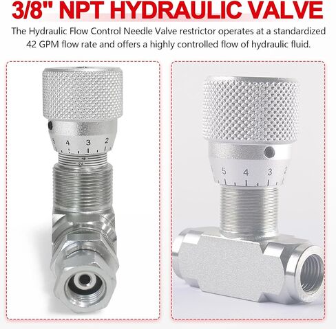 3/4 "تحكم في تدفق التدفق الهيدروليكي الجديد في اتجاهين مع محول أنابيب الخيط الذكور 2 من أجهزة الكمبيوتر الشخصي 3/4" in Kuwait