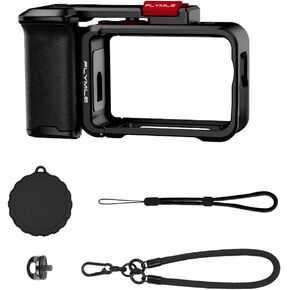 مجموعة تصوير الشوارع مناسبة لـ DJI OSMO Action 6، حافظة واقية من سبائك الألومنيوم للتصوير الفوتوغرافي في الشوارع + غطاء عدسة + حبل يد in Kuwait