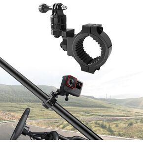 UTV ATV 360° Rotation Camera Mount Holder for Go Pro Hero 9 8 7 6 5 4 SJ DJL for 1'' 1.5'' 1.75'' 2'' Roll Bar Roll Cage Tube Multi-Adjustable 360° Rotation in Saudi Arabia
