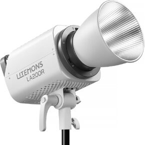 Godox Litemons RGB LED (White) Monolight 220W, 1800–10000K Full Color Video Light, 64,000 Lux, NFC & App Control, Bowens Mount, AC or Battery Power (LA200R) in Saudi Arabia