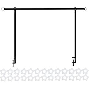 حامل بالون على شكل قوس - شاشة خلفية معدنية قابلة للتعديل للحفلات - حامل إكليل - لحفلات أعياد الميلاد والتخرج وعيد الميلاد وحفلات التقاط الصور وحفلات الزفاف وكشك الصور in Kuwait