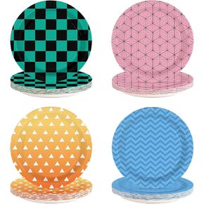 60pcs مبني لوحات عيد ميلاد لوحات ورقة 7 بوصة يمكن التخلص منها شاقتها صفراء صفراء الوجه لوحات الكارتون بناء زخارف الحفل in Kuwait