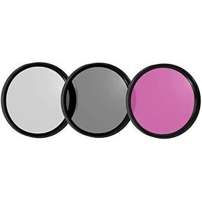 New 3 Piece 37mm -UV, CPL, FLD- Multi-Coated Stackable Filter Set in Saudi Arabia