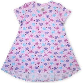 Esme Girl's Crew Neck Short Sleeve Size Size صغير (4-5) ، M (6-6x) L (7-8) XL (10-12) XXL (14) in Kuwait