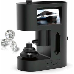 Diamond Waist Code Viewer, Digital Diamond Girdle Microscope with Dual Screen Display, with LED Fill Light, Cleare and Precise Observation in Kuwait