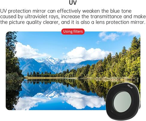 فلتر للأشعة فوق البنفسجية لملحقات استبدال مرشحات حماية عدسة الطائرة بدون طيار DJI NEO 2 (فلتر للأشعة فوق البنفسجية) in Saudi Arabia