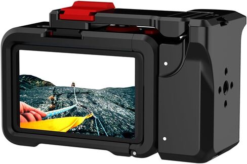 مجموعة تصوير الشوارع مناسبة لـ DJI OSMO Action 6، حافظة واقية من سبائك الألومنيوم للتصوير الفوتوغرافي في الشوارع + غطاء عدسة + حبل يد in Saudi Arabia