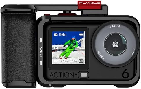 مجموعة تصوير الشوارع مناسبة لـ DJI OSMO Action 6، حافظة واقية من سبائك الألومنيوم للتصوير الفوتوغرافي في الشوارع + غطاء عدسة + حبل يد in Saudi Arabia