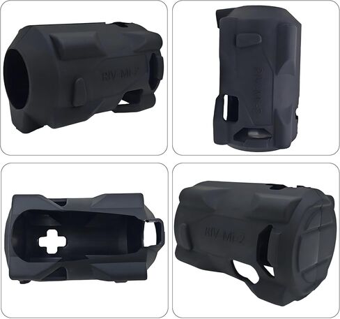 حذاء حماية M12 FUEL Stubby Impact Driver لميلووكي 1/2 و3/8 بوصة. مفاتيح ربط 49-16-2554، متوافقة مع موديلات 2554-20، 2555-20، 2555P-20، غطاء أسود متين (التمهيد فقط) in Kuwait