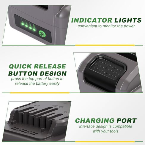 24V Battery for Flex Tools: 6Ah 24 Volt Lithium Battery Replacement for Flex Power Tool Lithium-ion FX0111 FX0121 FX0221 FX0311 FX0331 FX0341 in Kuwait