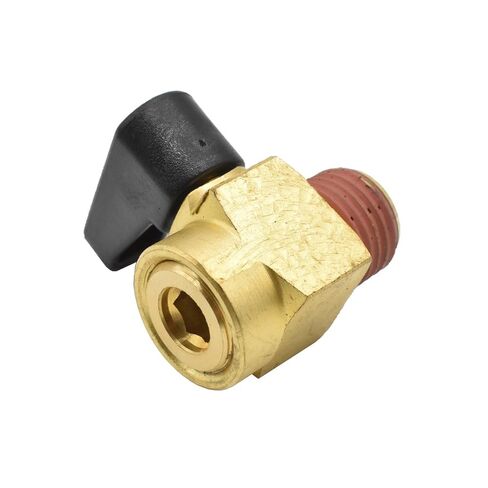 Interstate Pneumatics VP40B Assembly 1/4" MPT Ball Drain Valve - Brass in Saudi Arabia