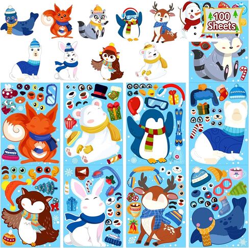 LINAYE 120 Sheets Halloween Stickers Crafts for Kids Toddlers, Make Your Own Stickers, Goodie Treat Bag Fillers, Game Activities, Party Favors in Kuwait