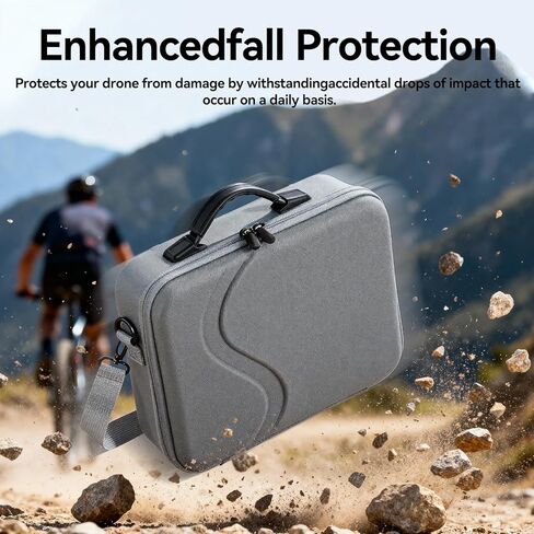 DJI Carrying Case for Neo Fly More Combo, Hard EVA Protective Storage Bag NEO Drone, Remote Controller, 3 Batteries & Accessories, Waterproof Travel Case in Saudi Arabia