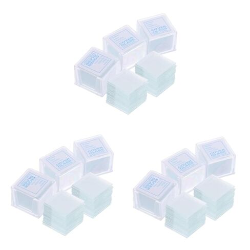 OUNONA 500pcs Microscope Protective Cover Slides Glass Coverslips Cover Glasses Suitable for Compound Stereo Medical Microscopes in Saudi Arabia