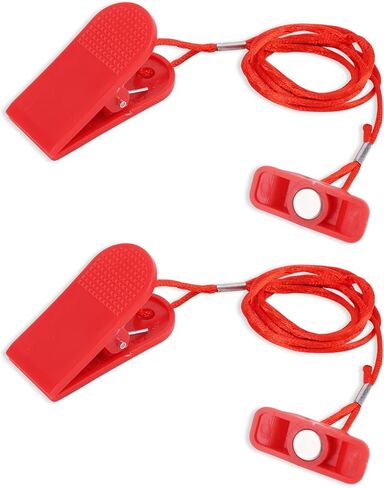 2pcs Magnetic Safety Switch, Round Magnet Treadmill Safety Key Replacement Universal Treadmill Magnet Safety Key Treadmill Magnets Treadmill Parts for Most Types of Treadmills in Saudi Arabia