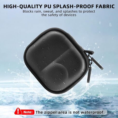 Osmo Nano Carrying Case, Small Portable PU Hard Storage Travel Bag for DJI Osmo Nano, Protective Cover With Carabiner & Wrist Strap Protector Accessories in Saudi Arabia