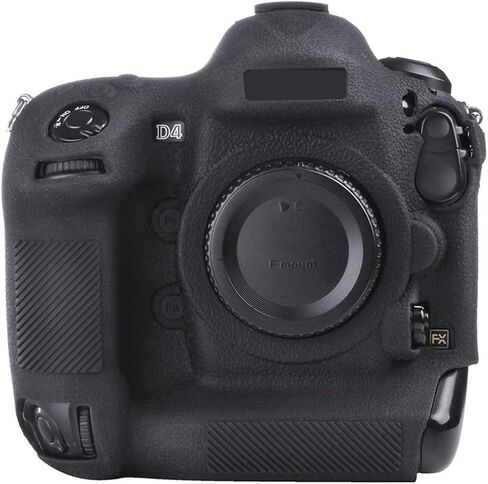 حافظة كاميرا Nikon D4 D4S - غطاء حماية من السيليكون لكاميرات DSLR، قفص قابل للفصل، مقاوم للصدمات، مقاوم للغبار (أحمر) in Kuwait