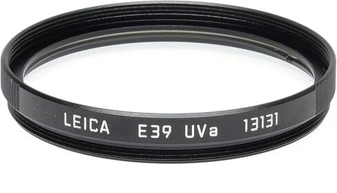 Leica 39E Series 8 Ultra Violet Filter with Black Mount for Leica M8 Lenses (13131) in Saudi Arabia