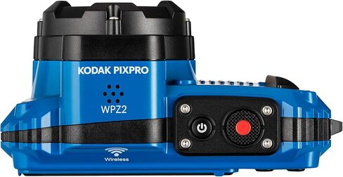 كاميرا كوداك PIXPRO WPZ2 الرقمية (أزرق) | كاميرا مقاومة للماء والصدمات والغبار مع مستشعر 16 ميجابكسل وفيديو 1080 بكسل وتكبير بصري 4X | للاستخدام في السفر والخارج + بطاقة 2X سعة 32 جيجابايت + حامل ثلاثي القوائم لمدونة الفيديو + حقيبة + المزيد in Saudi Arabia